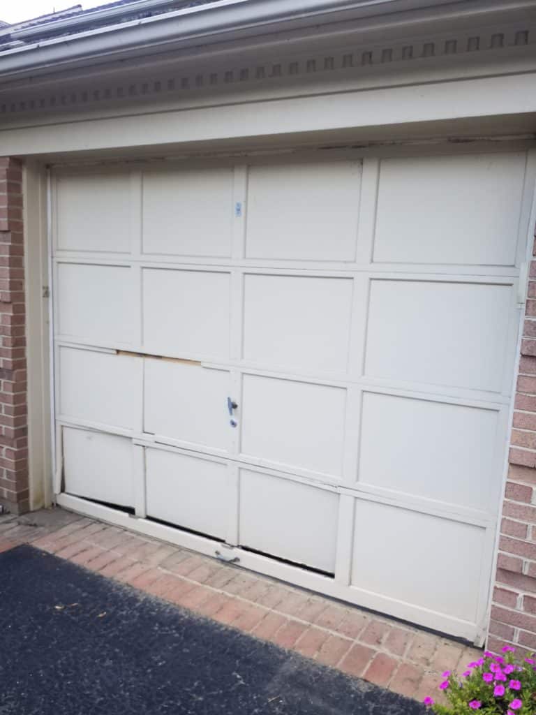 New Sectional Garage Door Not Closing All The Way with Electrical Design
